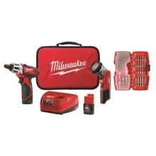 Milwaukee Tool 2482-22 - M12 Screwdriver Led Worklight Kit W/ Bit Set