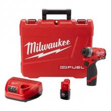 Milwaukee Tool 2553-22 - M12 Fuel 1/4'' Hex Impact Driver Kit
