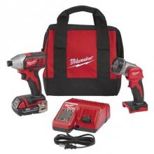 Milwaukee Tool 2656-21L - M18 Impact W/Led Light Promo Kit