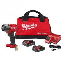 Milwaukee Tool 2960-22CT - M18 Fuel 3/8'' Mid-Torque Impact Wrench W/ Friction Ring Cp2.0 Kit
