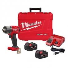 Milwaukee Tool 2962-22 - M18 Fuel 1/2'' Mid-Torque Impact Wrench W/ Friction Ring Kit