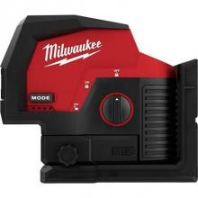 Milwaukee Tool 3622-20 - M12 Green Cross Line And Plumb Points Laser