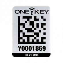 Milwaukee Tool 48-21-0004 - One-Key Asset Id Tag - Lg. Metal Surface