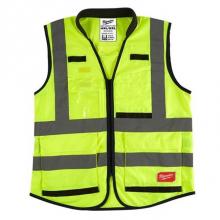 Milwaukee Tool 48-73-5044 - High Visibility Yellow Performance Safety Vest - 4X/5X