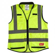 Milwaukee Tool 48-73-5044 - Class 2 High Visibility Yellow Performance Safety Vest - 4XL/5XL