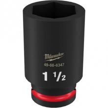 Milwaukee Tool 49-66-6347 - Shockwave Impact Duty 3/4''Drive 1-1/2'' Standard 6 Point Socket