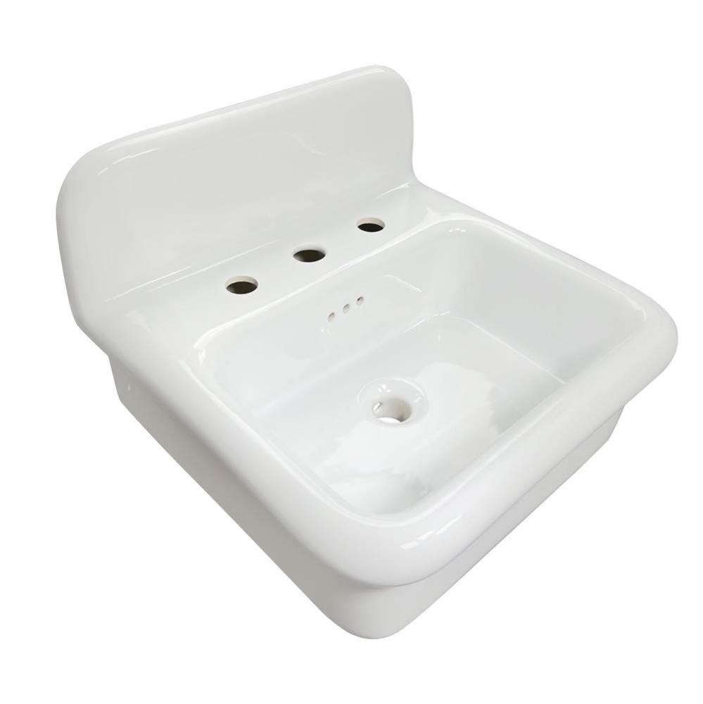 Fireclay 30'S Style Sink In All White