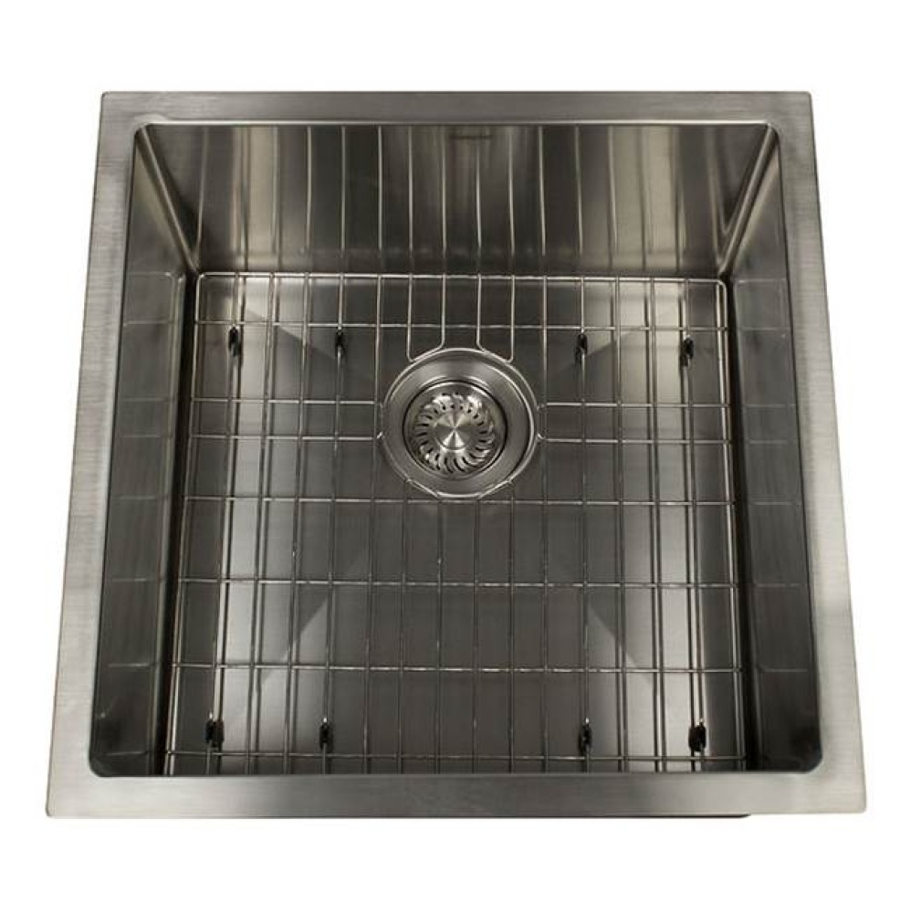 AW1919-16 All Weather Prep-Station Single Bowl Undermount Stainless Steel Entertainment Sink