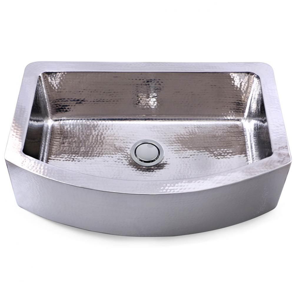 33 Inch Hammered Farmhouse Stainless Steel Sink