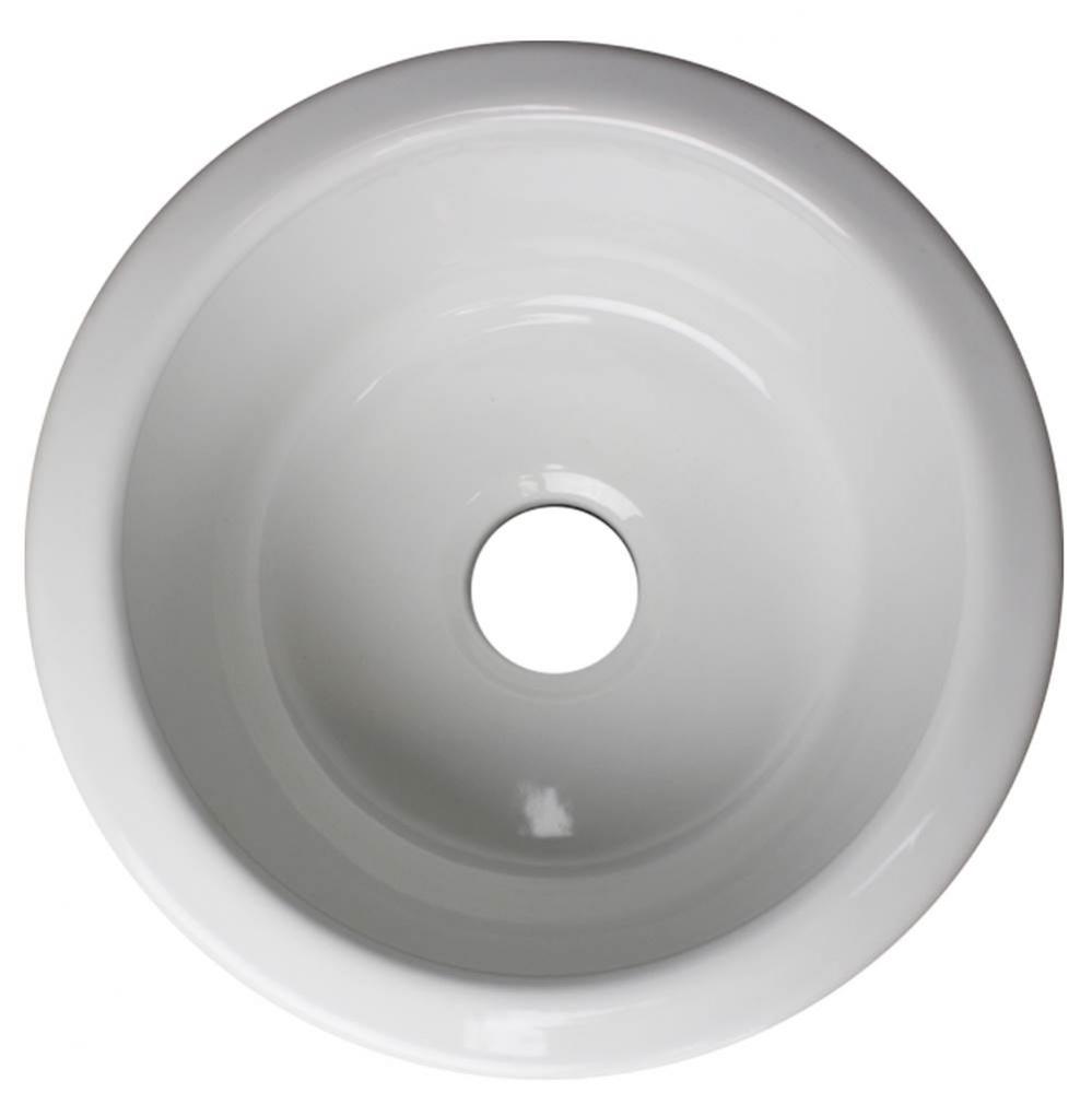 18 inch Fireclay Round Bar-Prep Sink