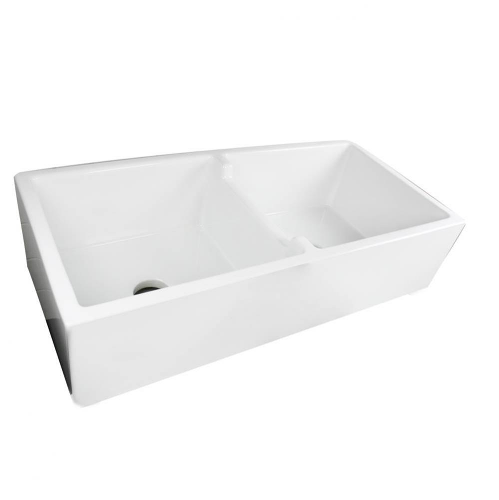 Farmhouse Apron Fireclay Sink Hyannis-39-DBL