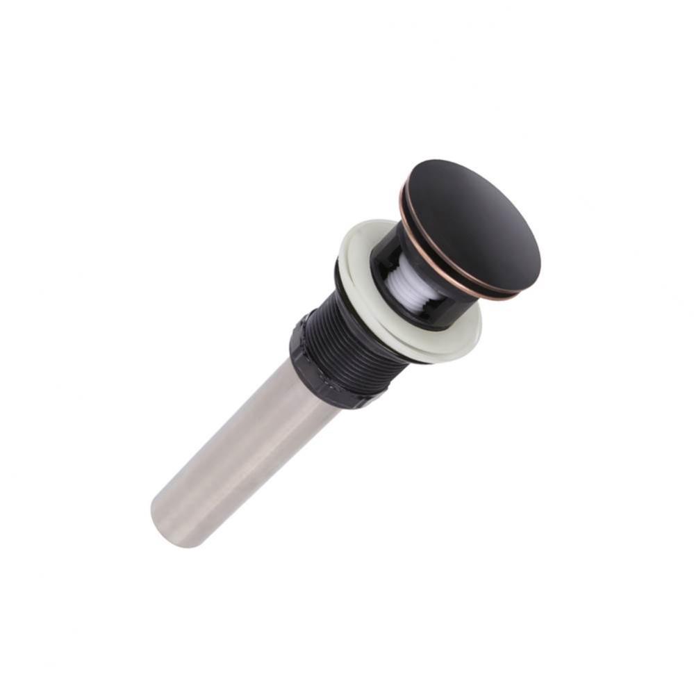 Oil Rubbed Bronze Finish Umbrella Drain With Overflow