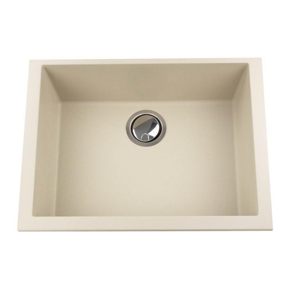 Small Single Bowl Undermount Granite Composite Sand