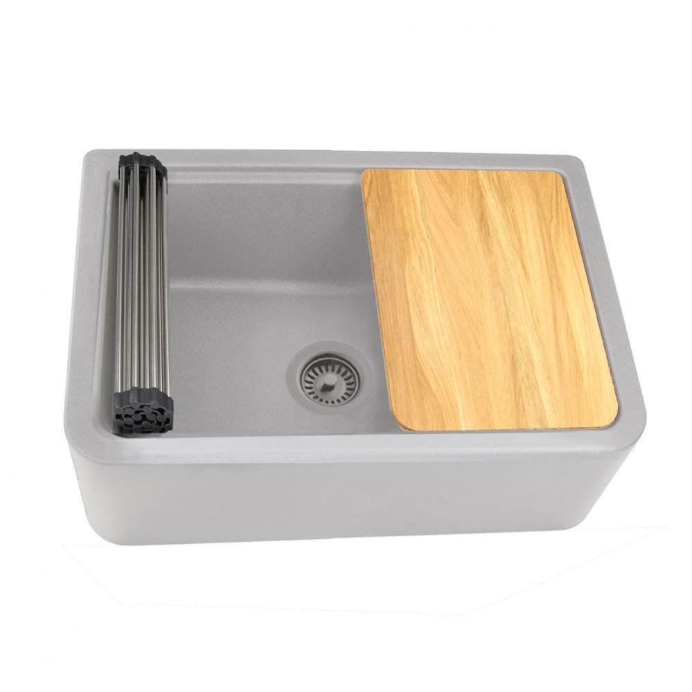 30''X20'' GRANITE COMPOSITE APRON FARMHOUSE SINK
