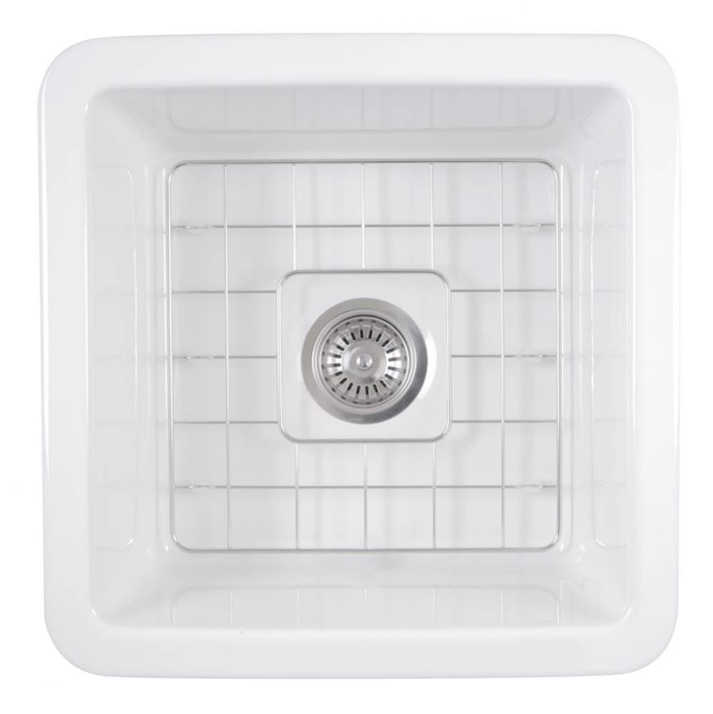 18-Inch Undermount Fireclay Kitchen Sink