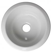 Nantucket Sinks Hyannis-18 - 18 inch Fireclay Round Bar-Prep Sink