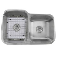 Nantucket Sinks NS6040-18 - 32 inch Undermount 60/40 Double Bowl in 18 Gauge