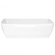 Nantucket Sinks NSV1913 - White Rectangular Vessel Sink NSV1913