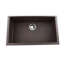 Nantucket Sinks PR3018-BR - Large Single Bowl Undermount Granite Composite Brown