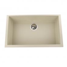 Nantucket Sinks PR3018-S - Large Single Bowl Undermount Granite Composite Sand