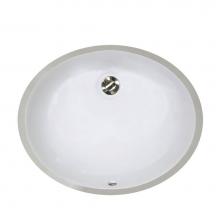 Nantucket Sinks UM-15x12-W - 15 Inch X 12 Inch Undermount Ceramic Sink In White