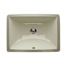 Nantucket Sinks UM-16x11-B - 16 Inch X 11 Inch Undermount Ceramic Sink In Bisque