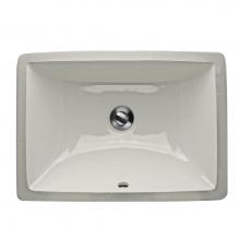 Nantucket Sinks UM-16x11-W - 16 Inch X 11 Inch Undermount Ceramic Sink In White