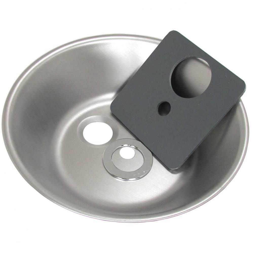 Round Stainless Steel Bowl Repair Group (Tapered Drain)