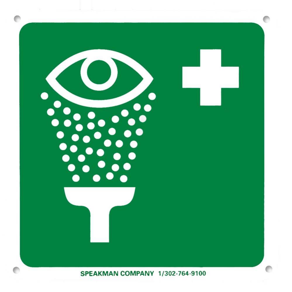 Speakman Emergency Eyewash Sign