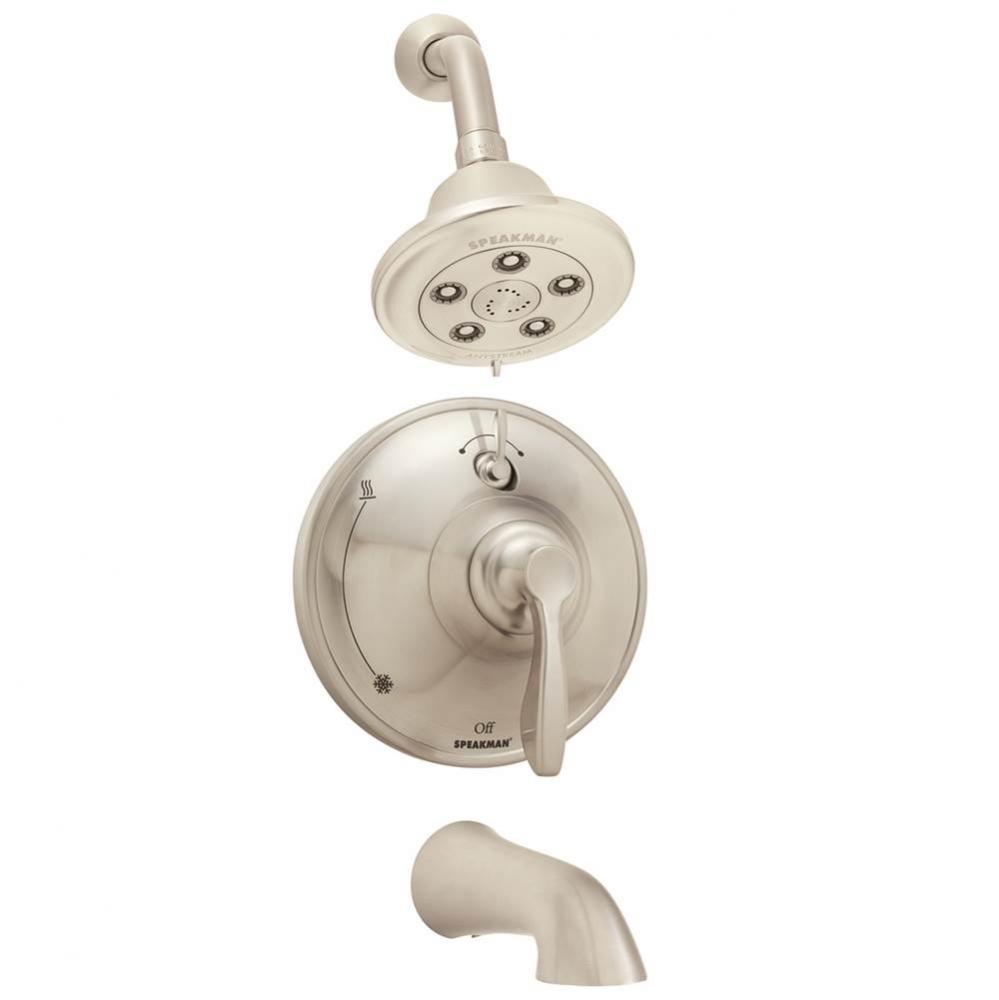 Chelsea SM-10430-P-BN Shower and Tub Combination with Diverter Valve