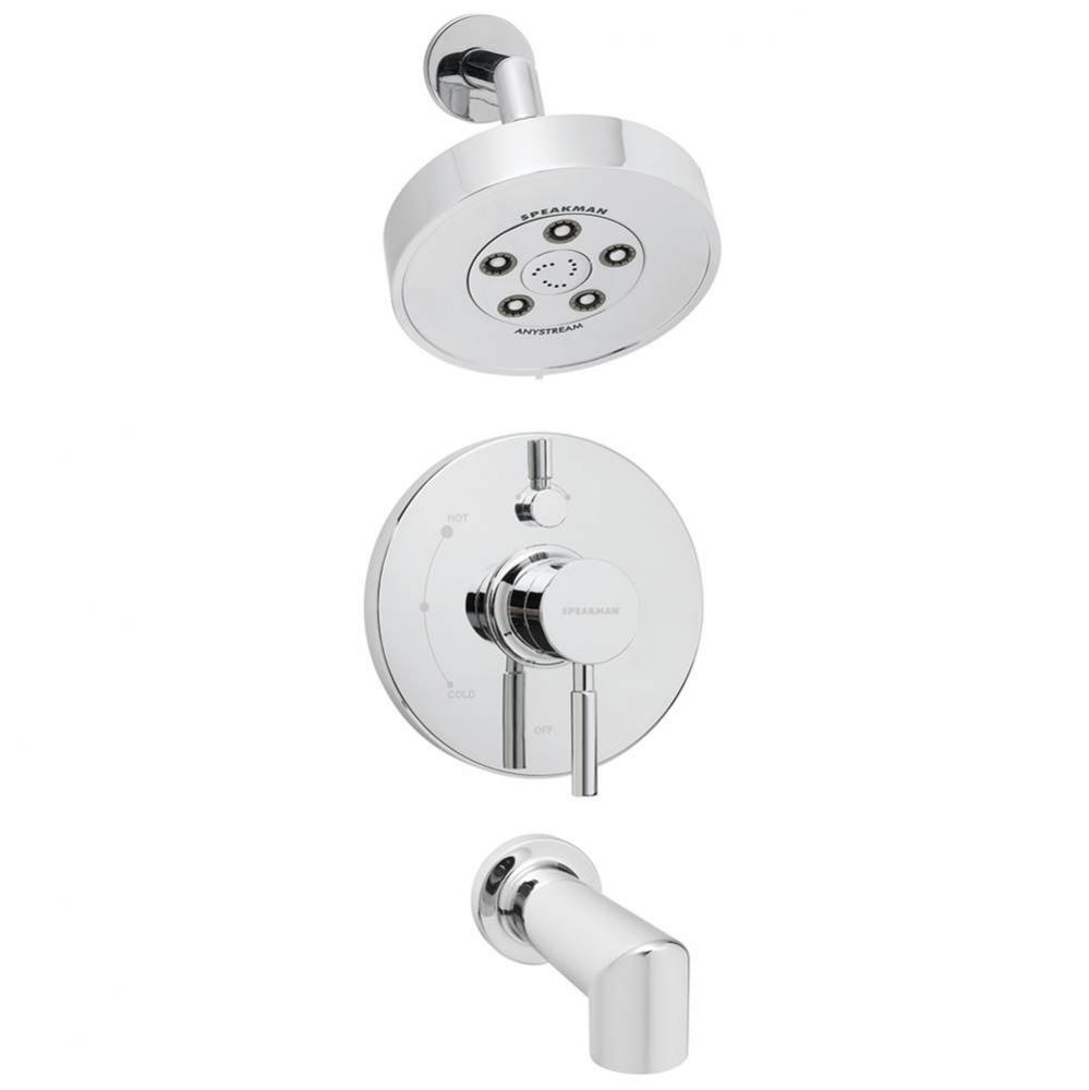 Neo SM-1430-P Shower and Tub Combination with Diverter Valve