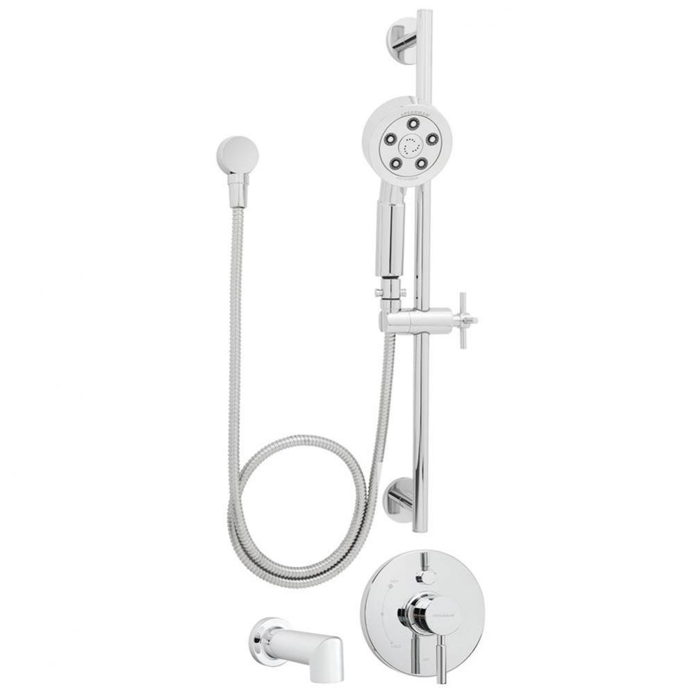 Neo SM-1450-P Hand Shower and Tub Combination with Diverter Valve