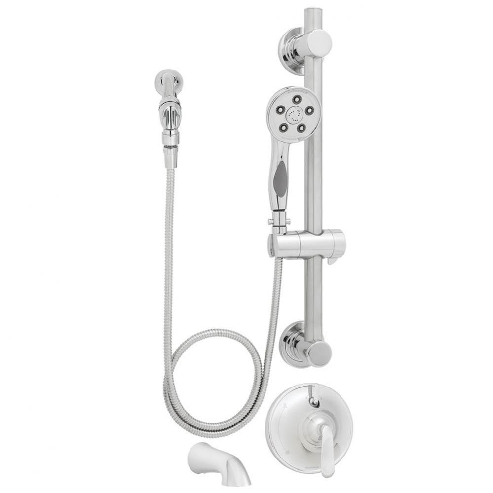 Speakman Caspian ADA Compliant Hand Shower and Tub Combination with Diverter Valve