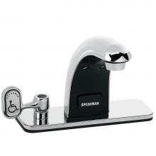 Speakman S-8717-CA-E - SensorFlo Classic S-8717-CA-E Battery Powered Sensor Faucet with 4 In. Deck Plate and Manual Overr