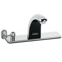 Speakman S-8727-CA-E - SensorFlo Classic S-8727-CA-E Battery Powered Sensor Faucet with 8 In. Deck Plate and Manual Overr
