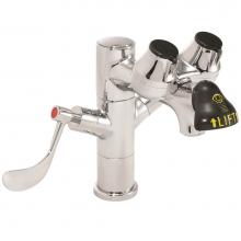 Speakman SEF-1850-4WH - Speakman Eyesaver Single Post Laboratory Eyewash Faucet