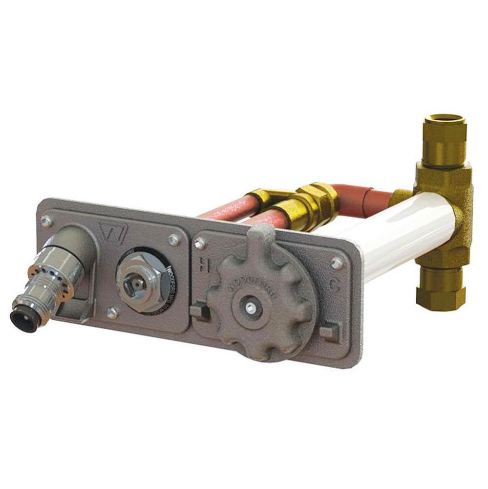Model HC67 Hot & Cold Wall Hydrant CC