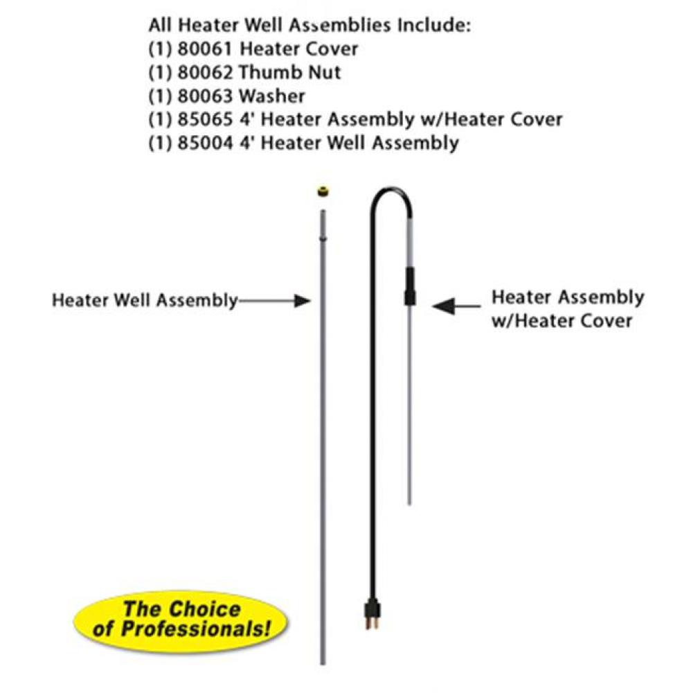 Model RK-TL-4H 4 Foot Thermaline Heater Assembly Repair Kit