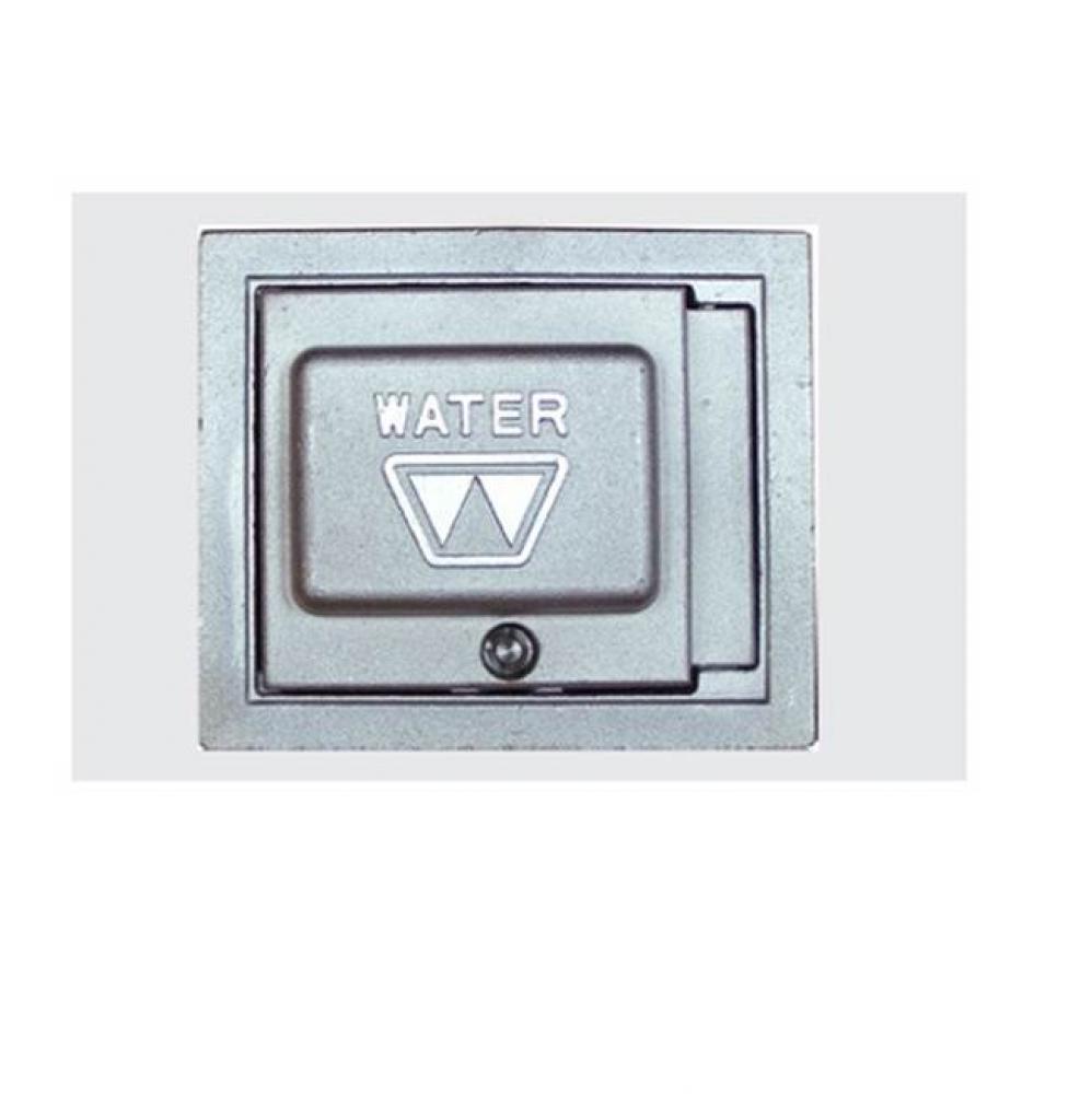 Model B74 Box Hydrant C Inlet w/bracket, Flat Door, Key Lock