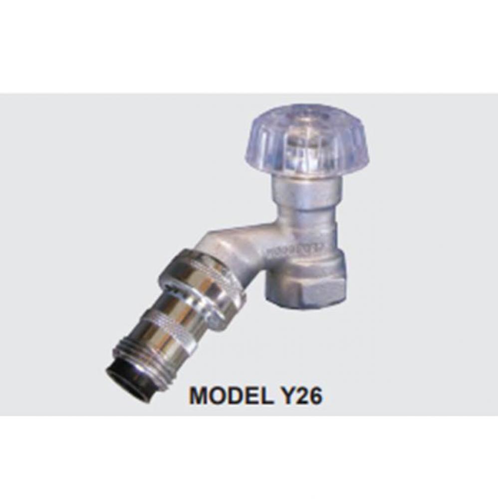 Model Y26 Lawn Faucet (3/4 FPT Inlet)