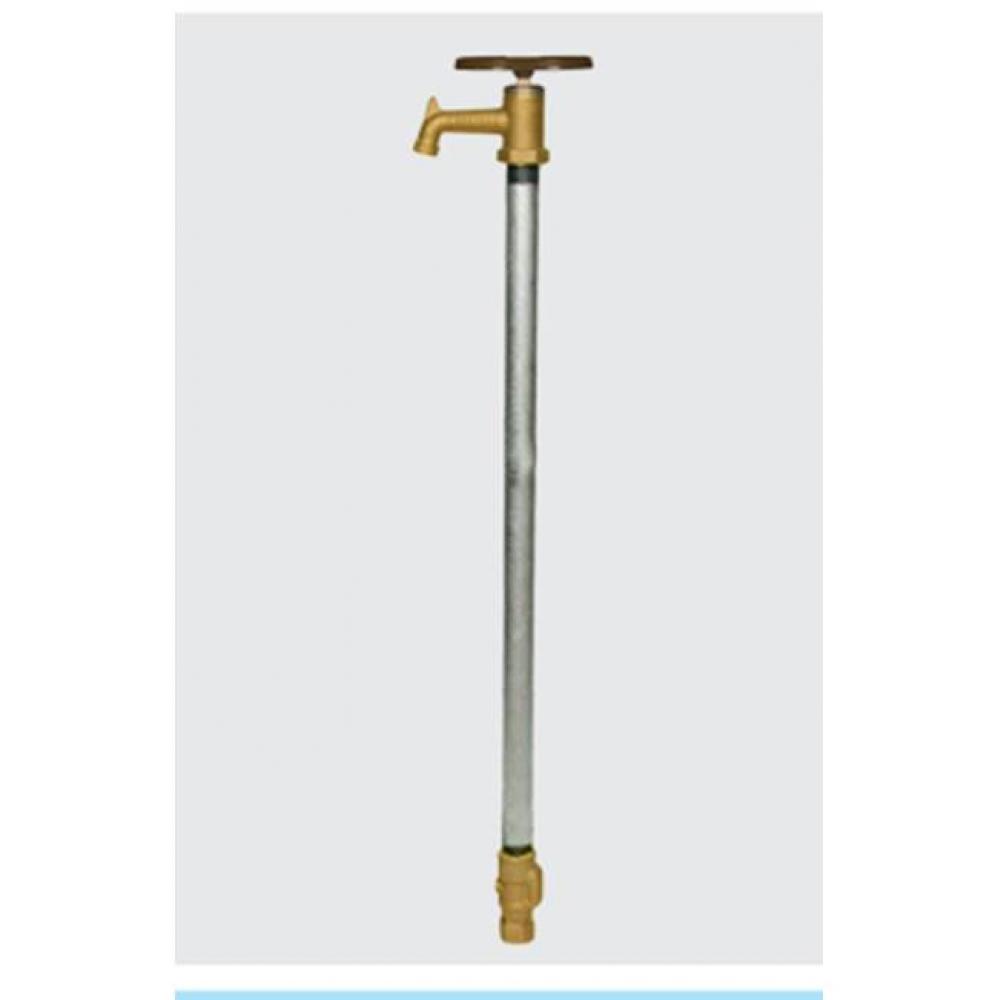 Model Y30 Lawn Hydrant -Brass 7 Feet, Tee Key