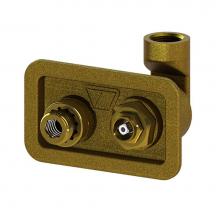 Woodford Manufacturing 75-PB - Model 75 Wall Hydrant Swivel  Inlet, Polished Brass