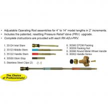 Woodford Manufacturing RK-ADJ-PRV - Adjustable Operating Rod 4-14
