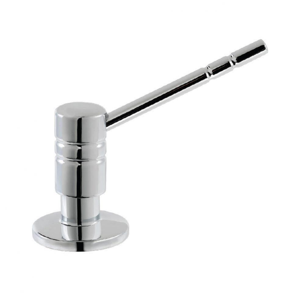 Soap Dispenser with Pump and Bottle in Polished Chrome