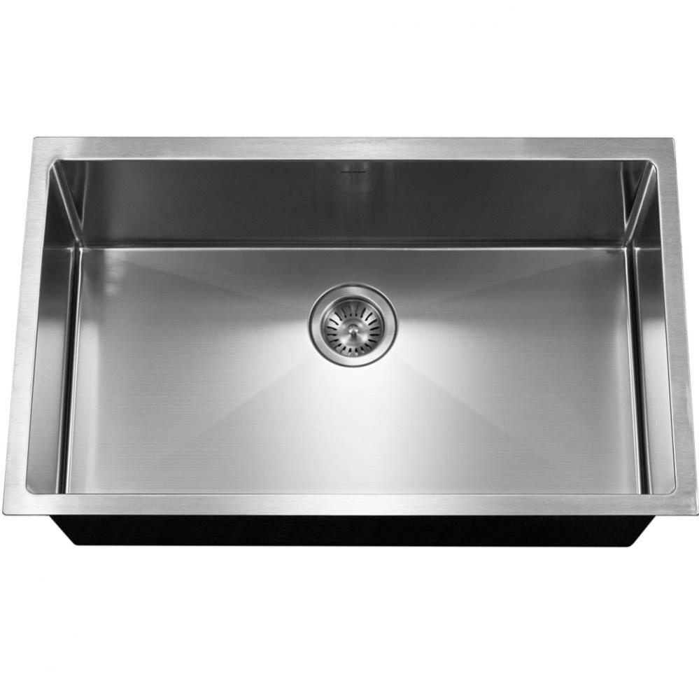 10mm Radius Undermount Large Single Bowl Kitchen Sink