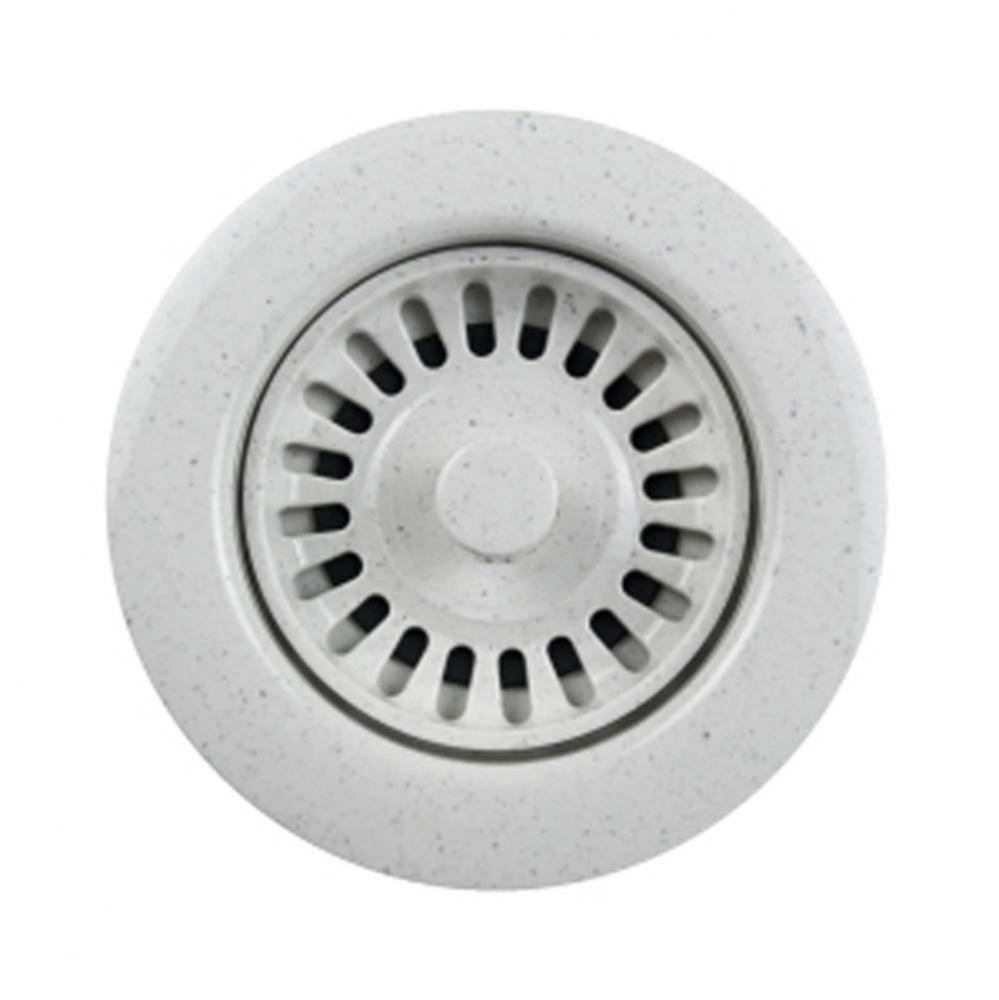 3-1/2''  Speckled Granite White Basket Strainer