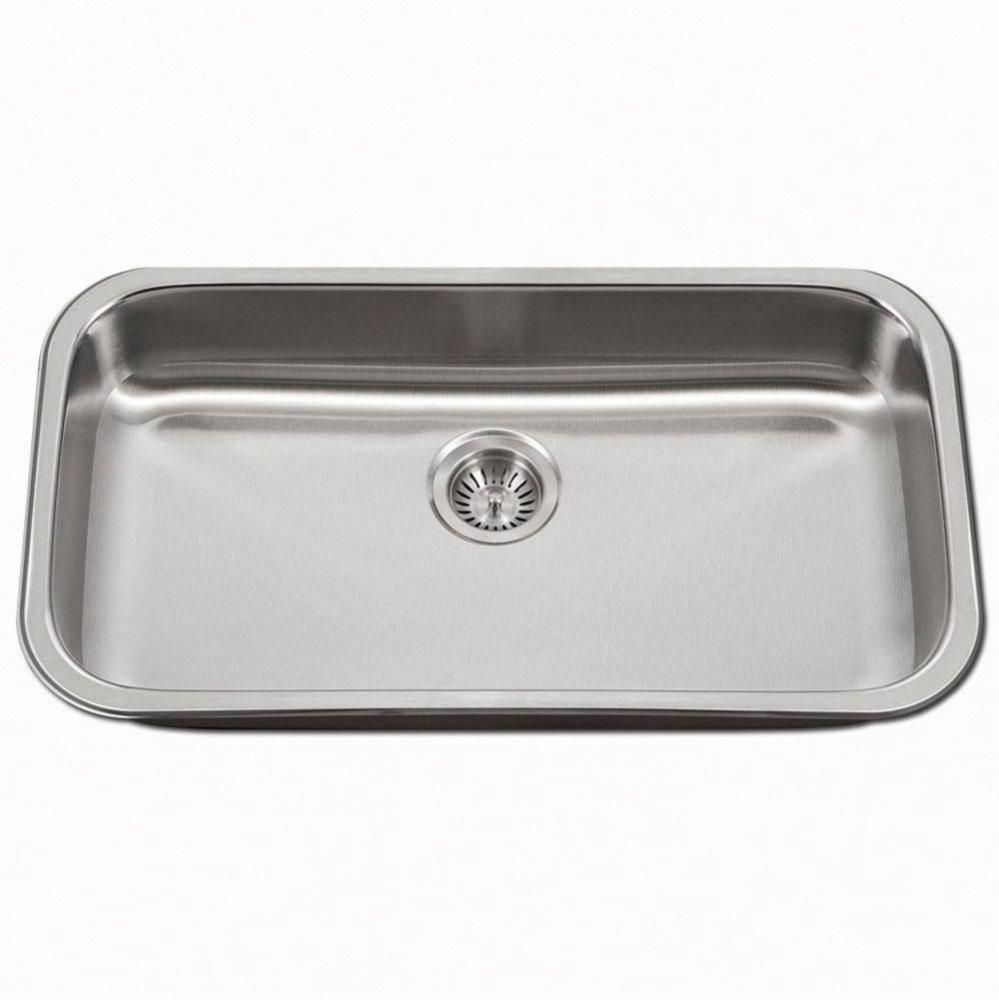 Classic 32'' ADA Undermount Large Stainless Steel Sink, 5'' Depth