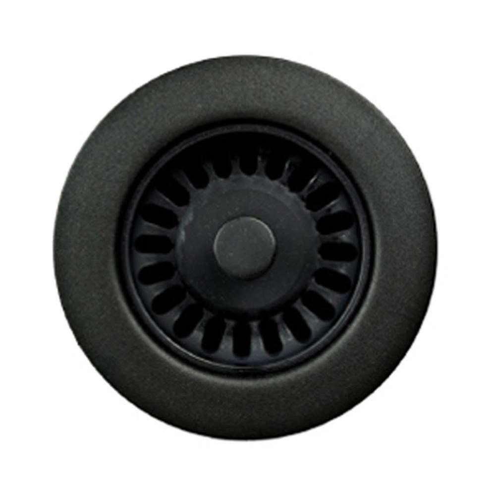 3 1/2''  Matte Black Disposal Flange/Strainer