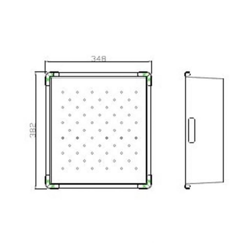 Drying Tray 13-11/16'' x 15-1/16'' x 5'' D