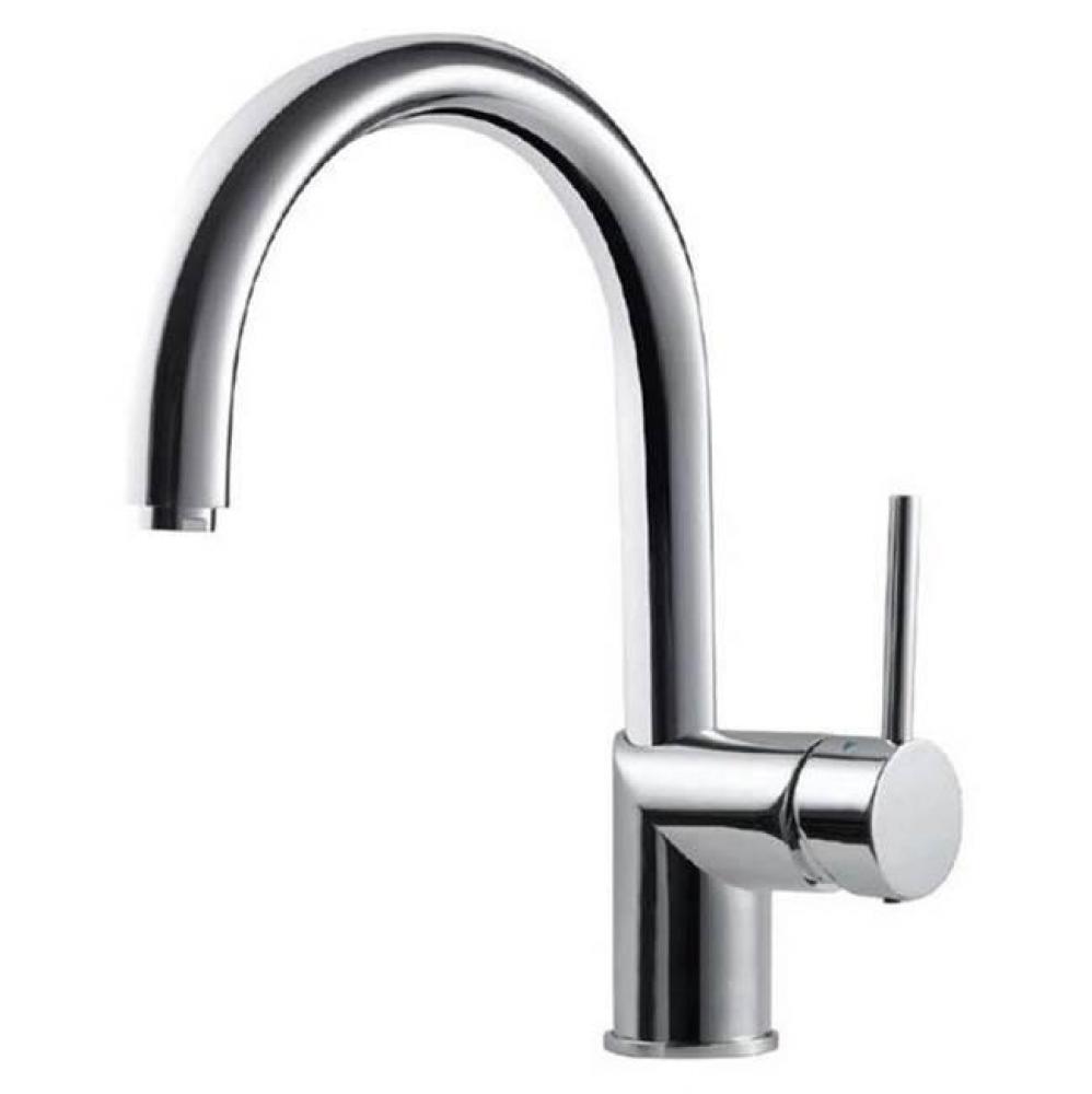 Gal Bar Faucet with High Rotating Spout in Polished Nickel